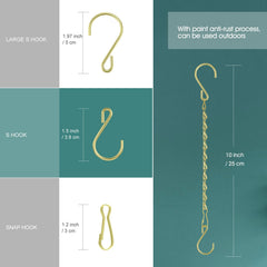 Fetanten Hanging Chain with large S hook detail