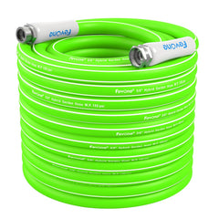FEVONE 25 ft Hybrid Polymer Garden Hose front view