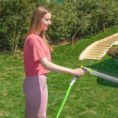 FEVONE 25 ft Hybrid Polymer Garden Hose with aluminum fittings