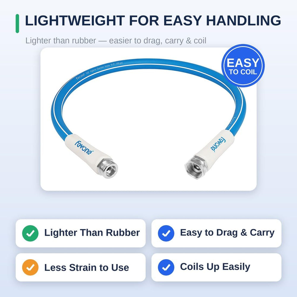 FEVONE 3 ft Lead-in Garden Hose packaging view