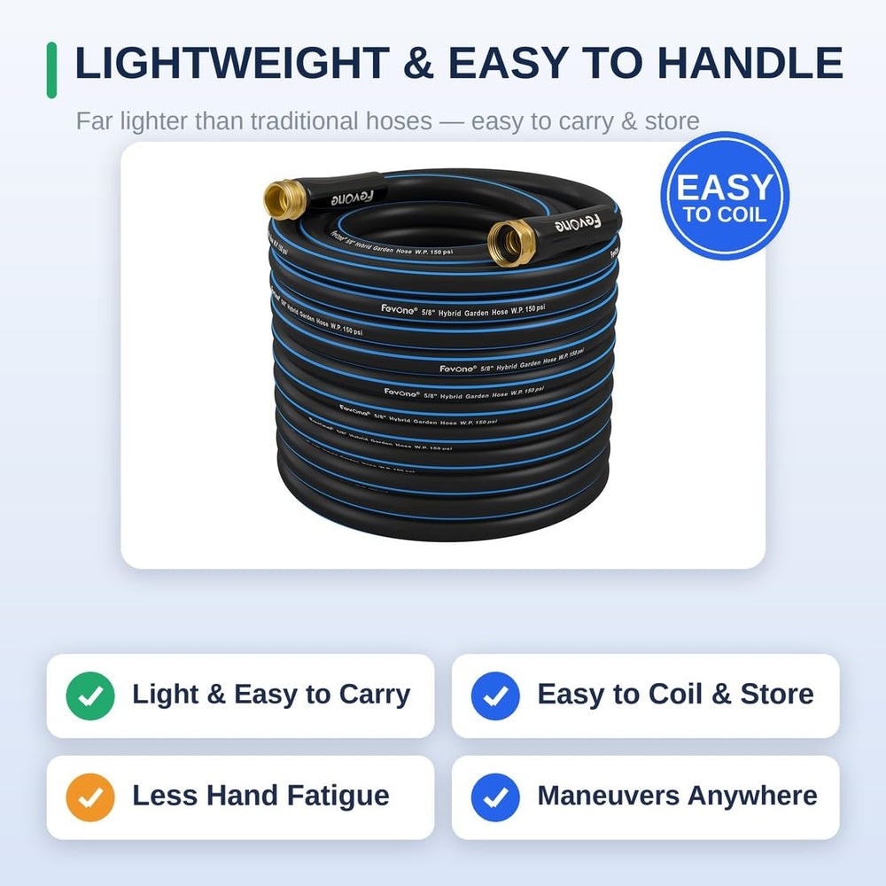 FEVONE garden hose being used in a garden setting