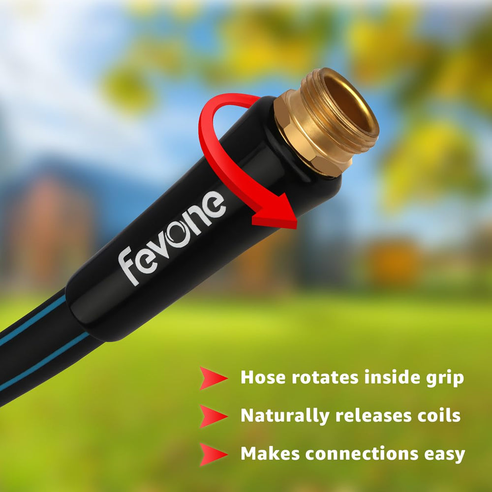 FEVONE Kink Free Garden Hose packaging