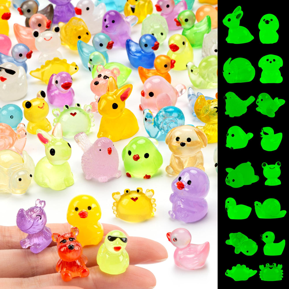 FEXIA mini resin animals for DIY crafts and decorations