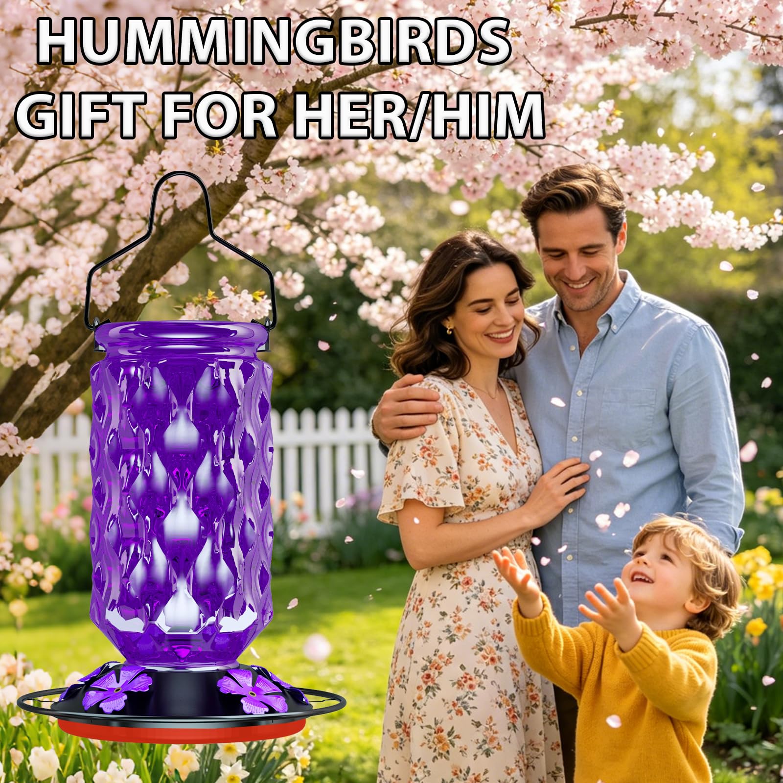 FibreDeep feeder showing circular perch for hummingbirds