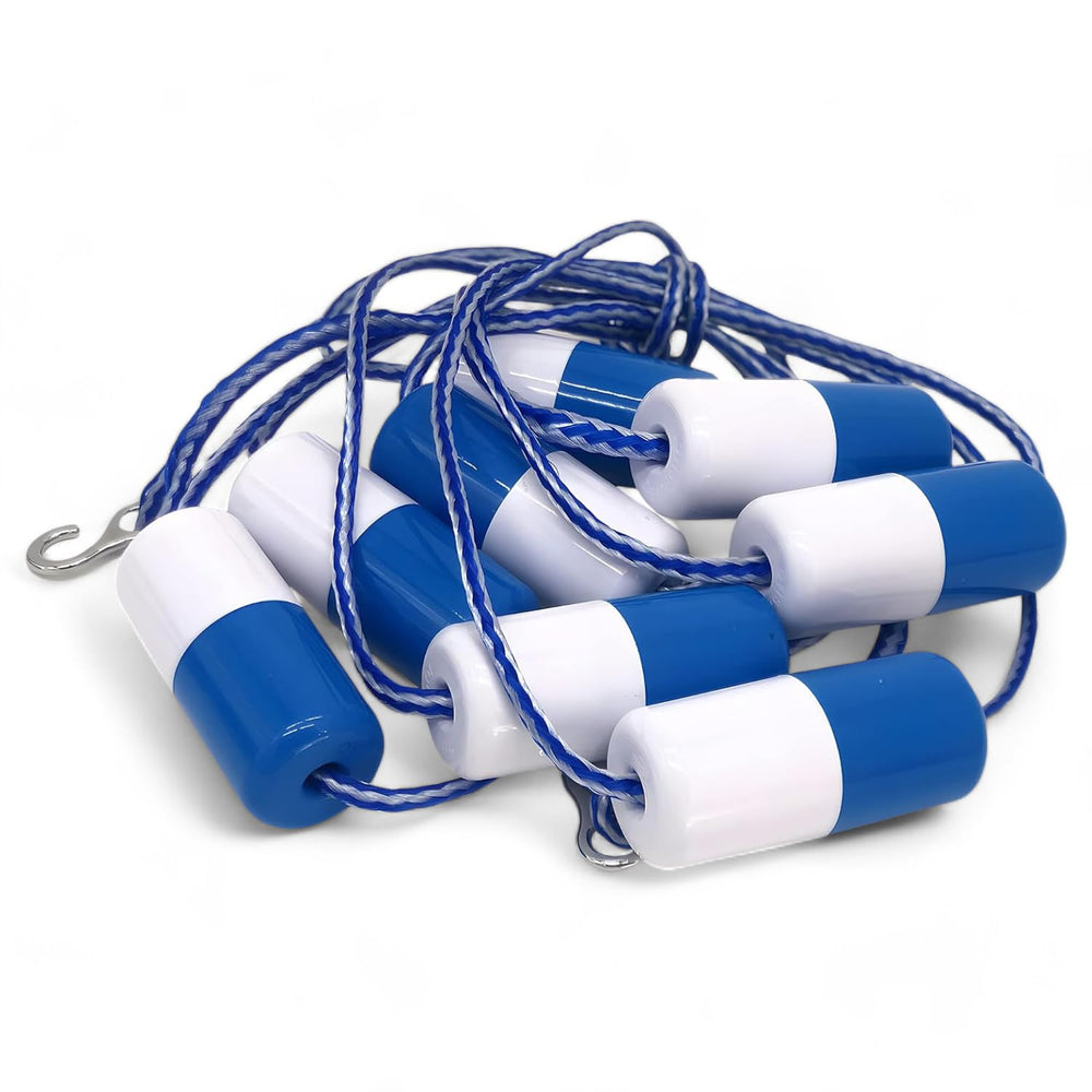 FibroPool 20 ft Pool Safety Rope with integrated floats