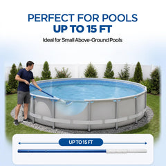 FibroPool Pool Kit brush and floating chlorinator