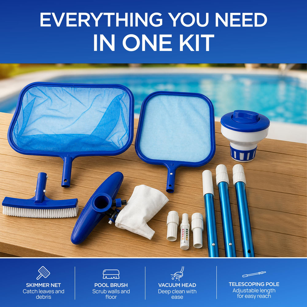 FibroPool Pool Kit test strips for pool maintenance
