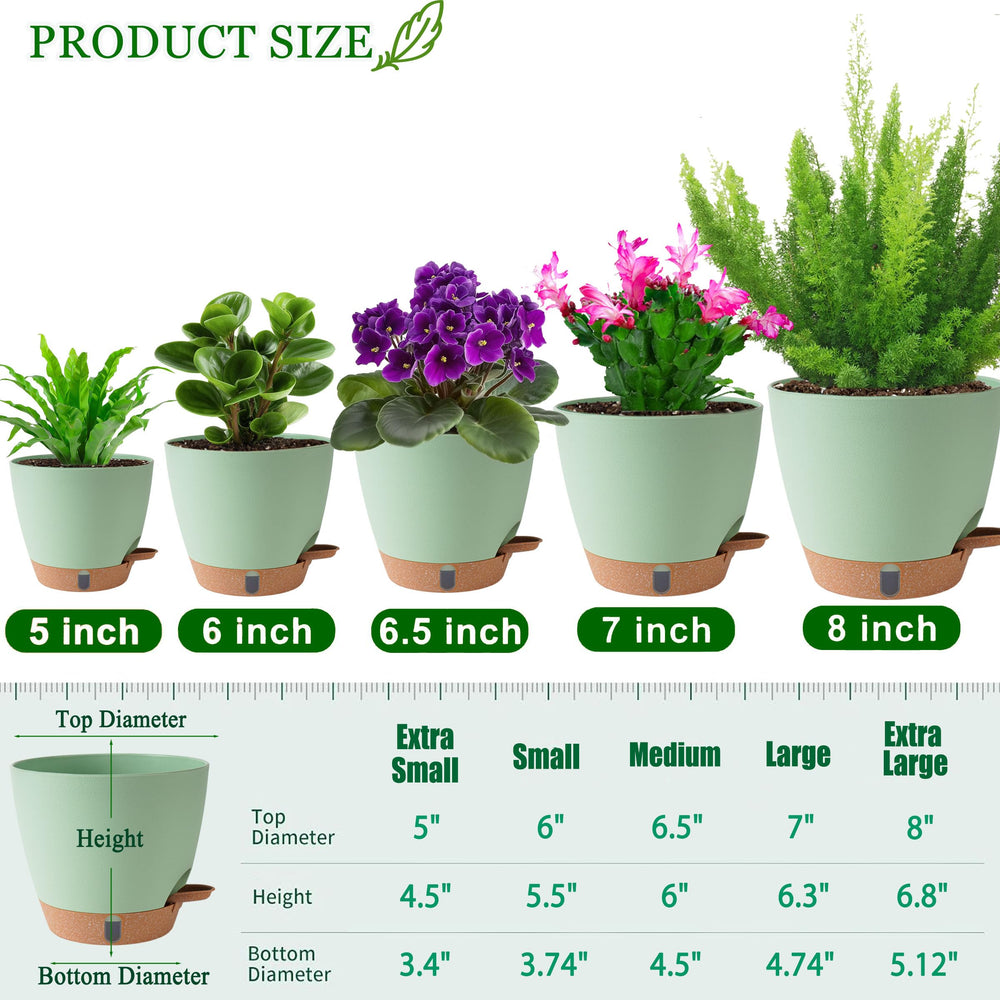 Fielda 5 inch planter pot with decorative plants