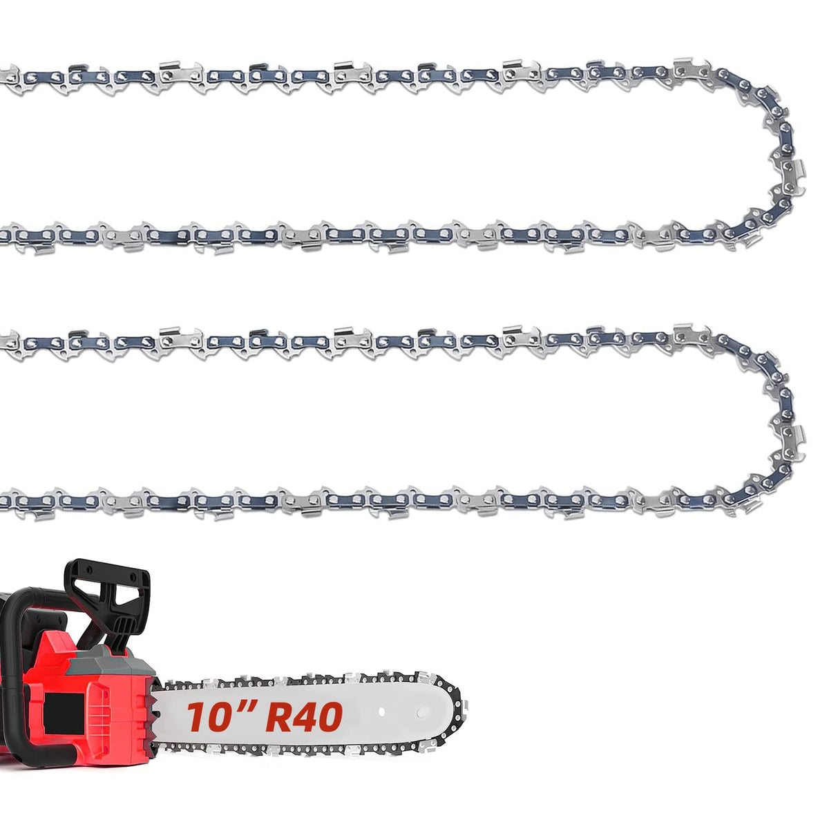 Fifchall 10 Inch Chainsaw Chain Replacement front view