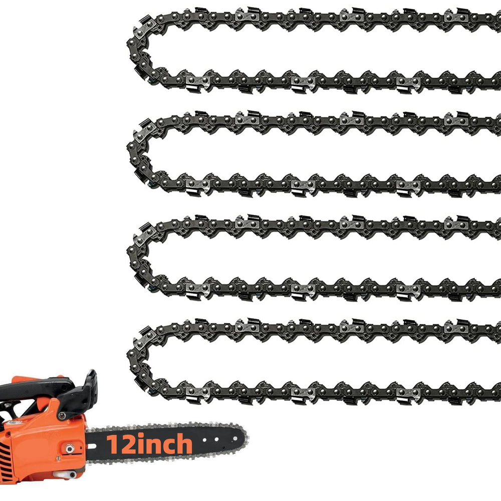 Fifchall 12 inch chainsaw chains pack front view