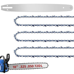 Fifchall 18-inch chainsaw bar front view
