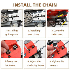 Fifchall 18 Inch Chainsaw Chain close-up of links