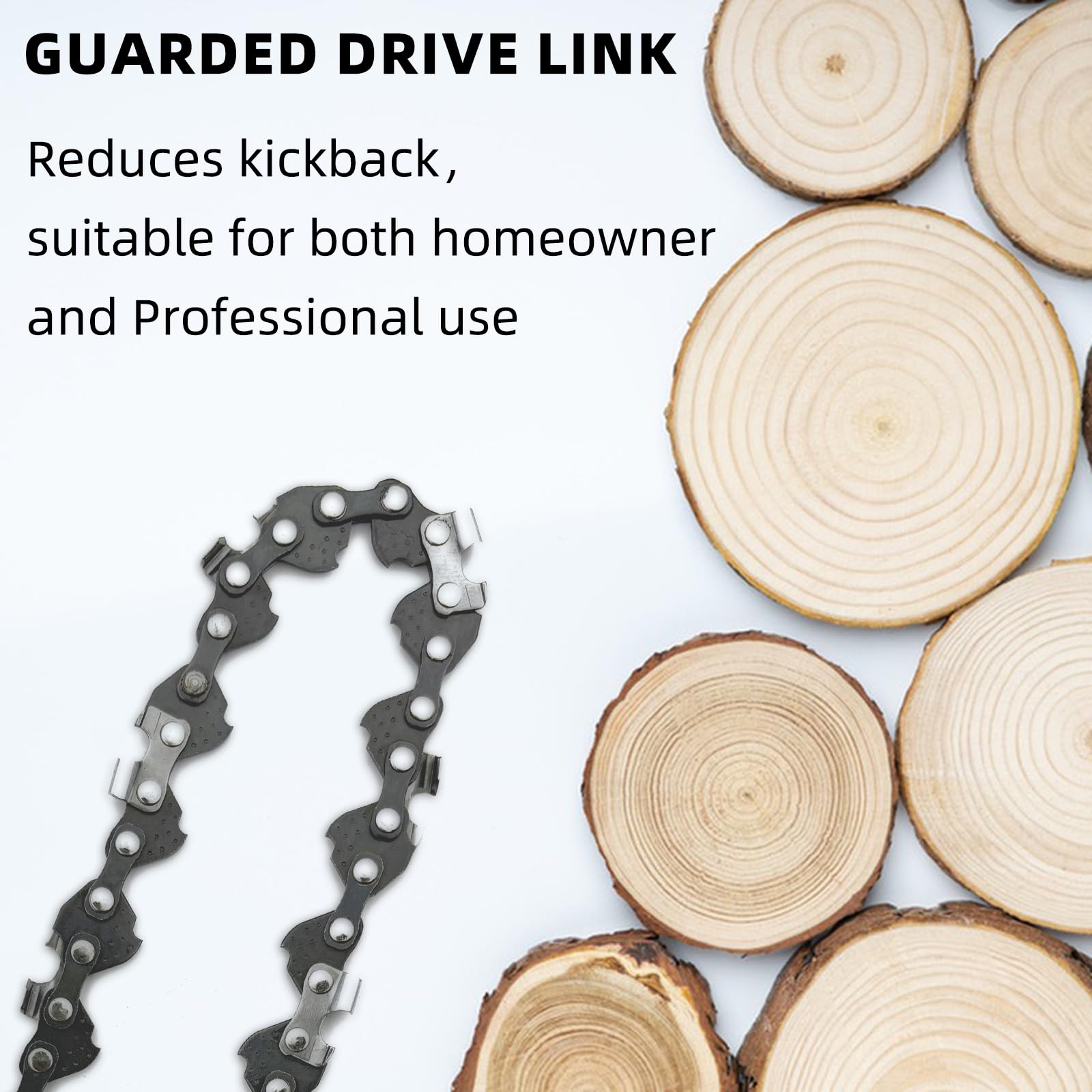 Fifchall 5 Inch Chainsaw Chain in use on a branch