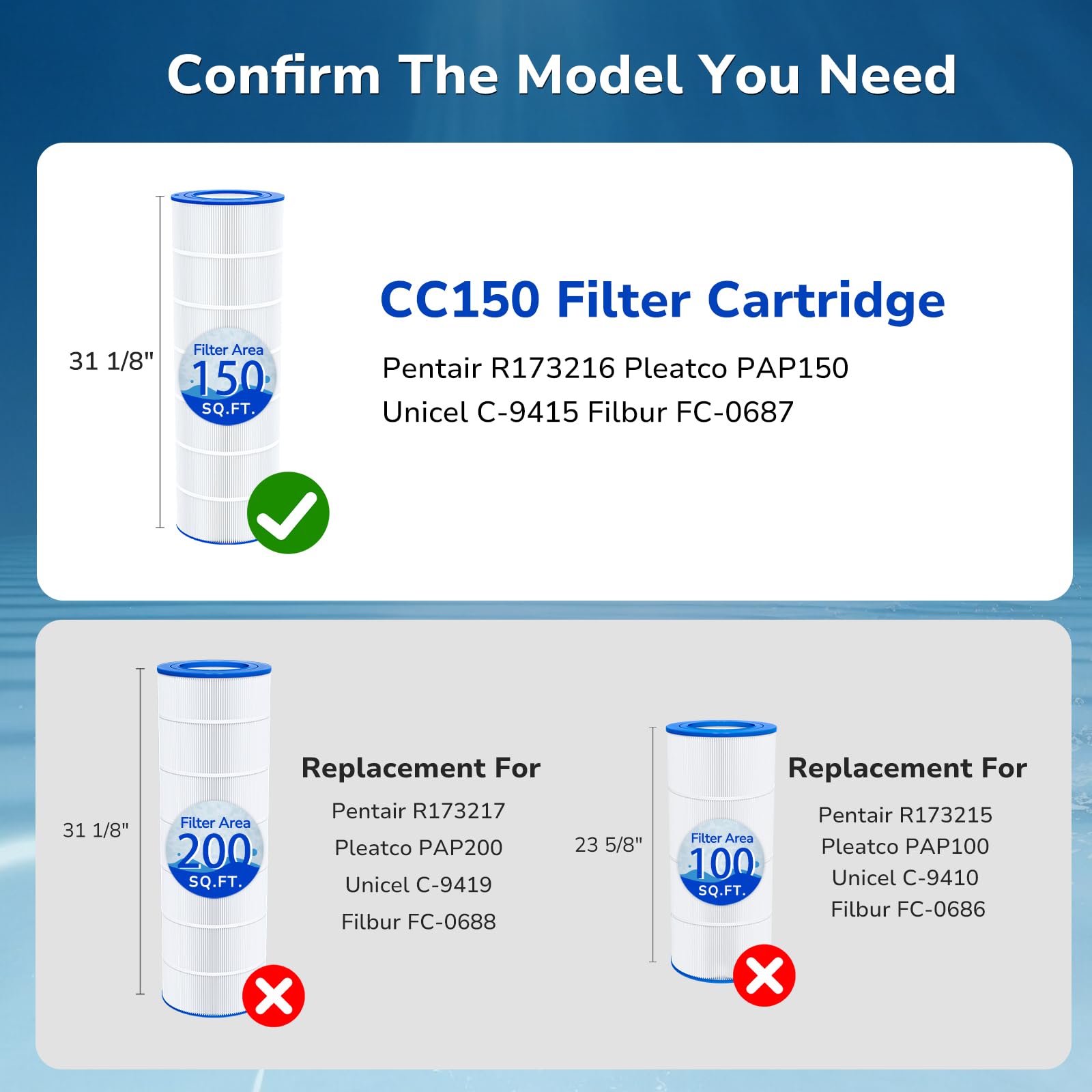 Fil-fresh CC150 pool filter installation process demonstration