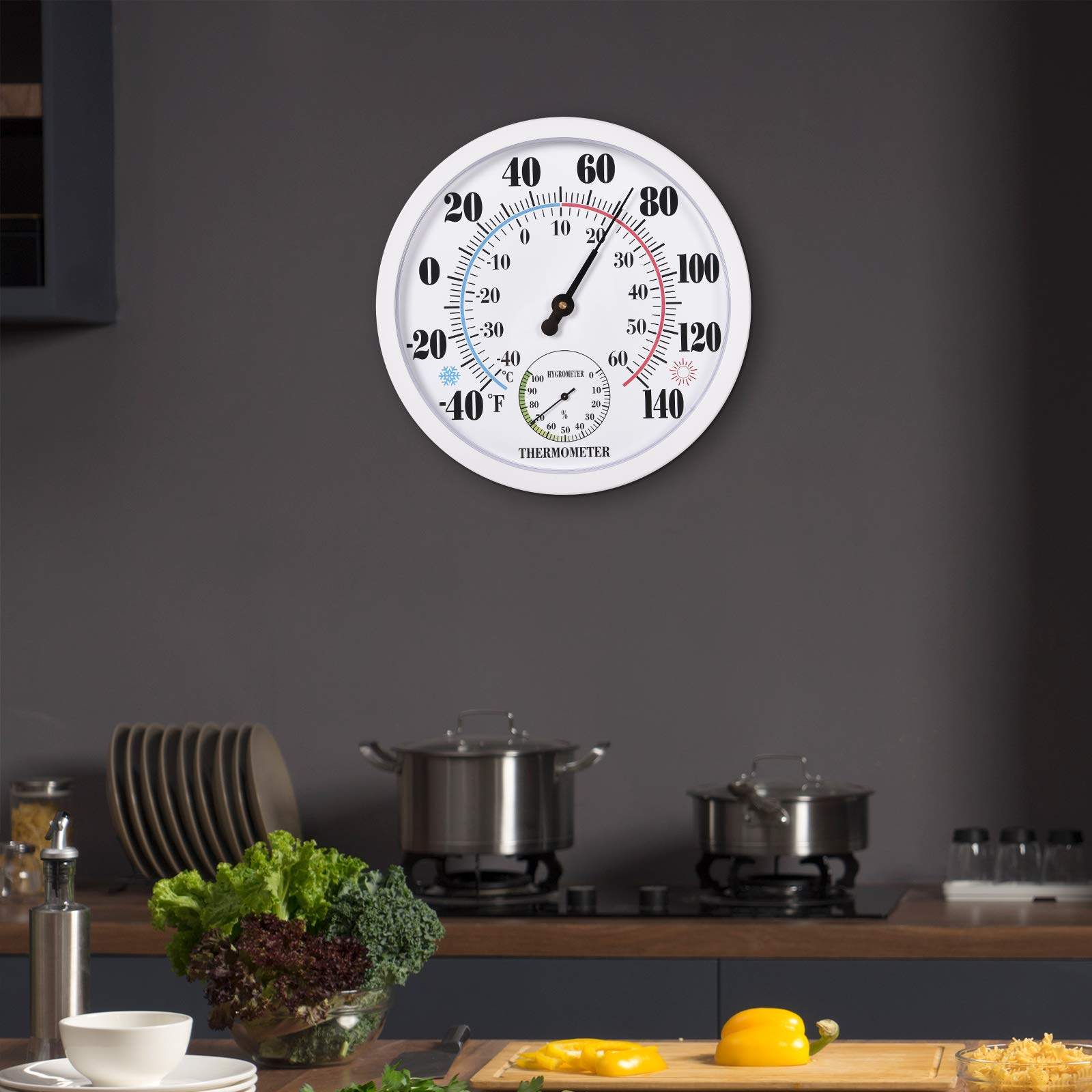 FILL AWAY Indoor Outdoor Thermometer packaging