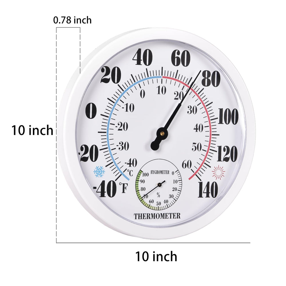 FILL AWAY Thermometer displayed indoors on a wall