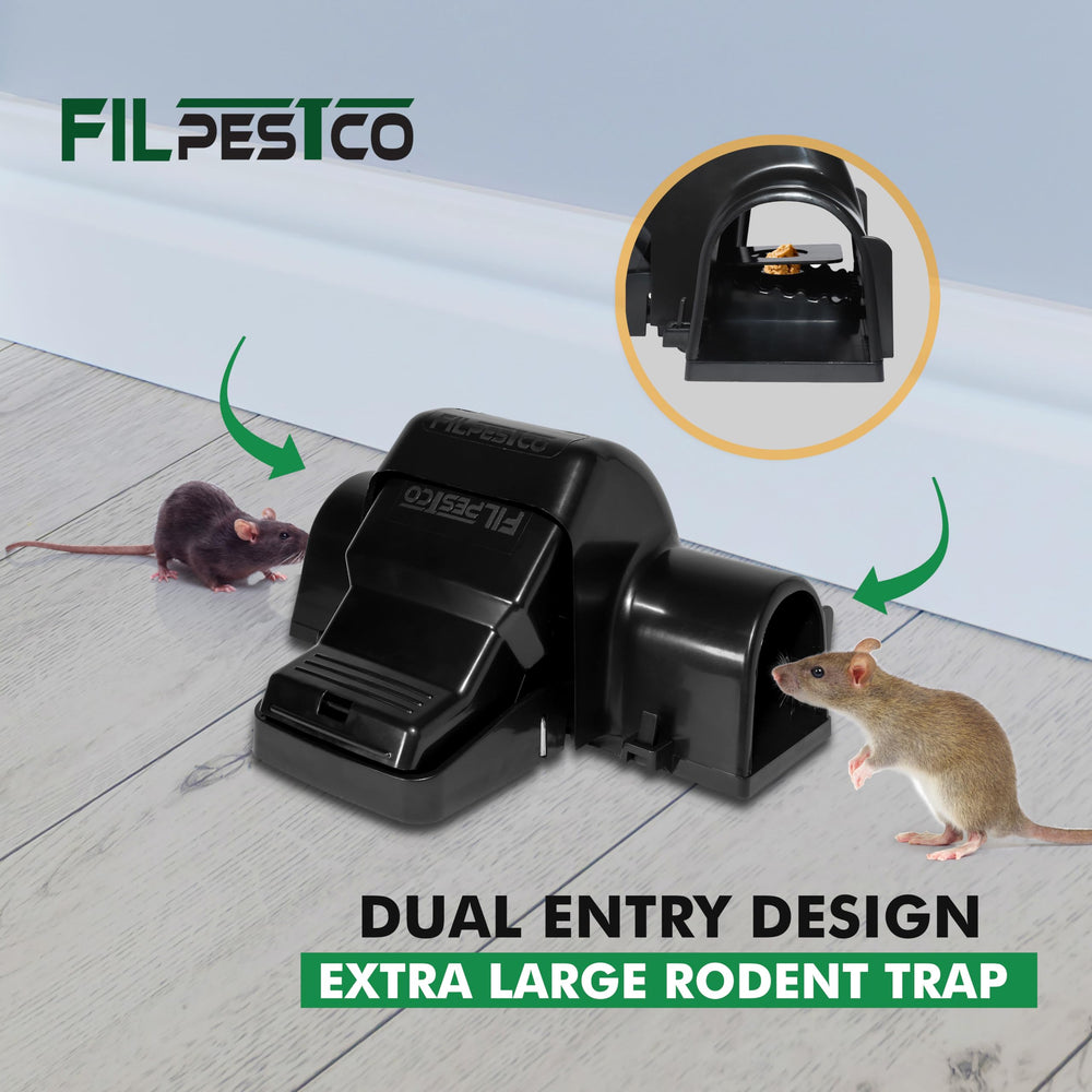 Filpestco Large Rat Trap with one-touch disposal feature