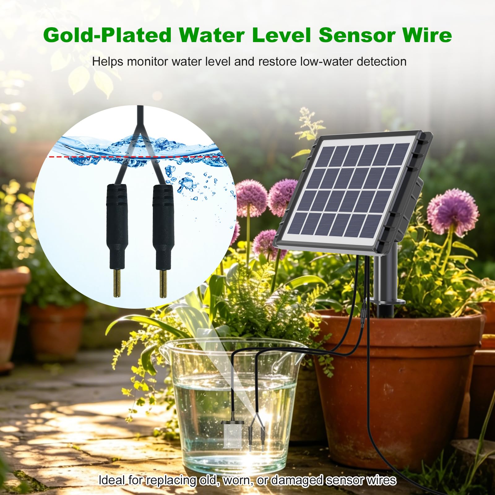 Filter included in HEKIWAY replacement irrigation kit