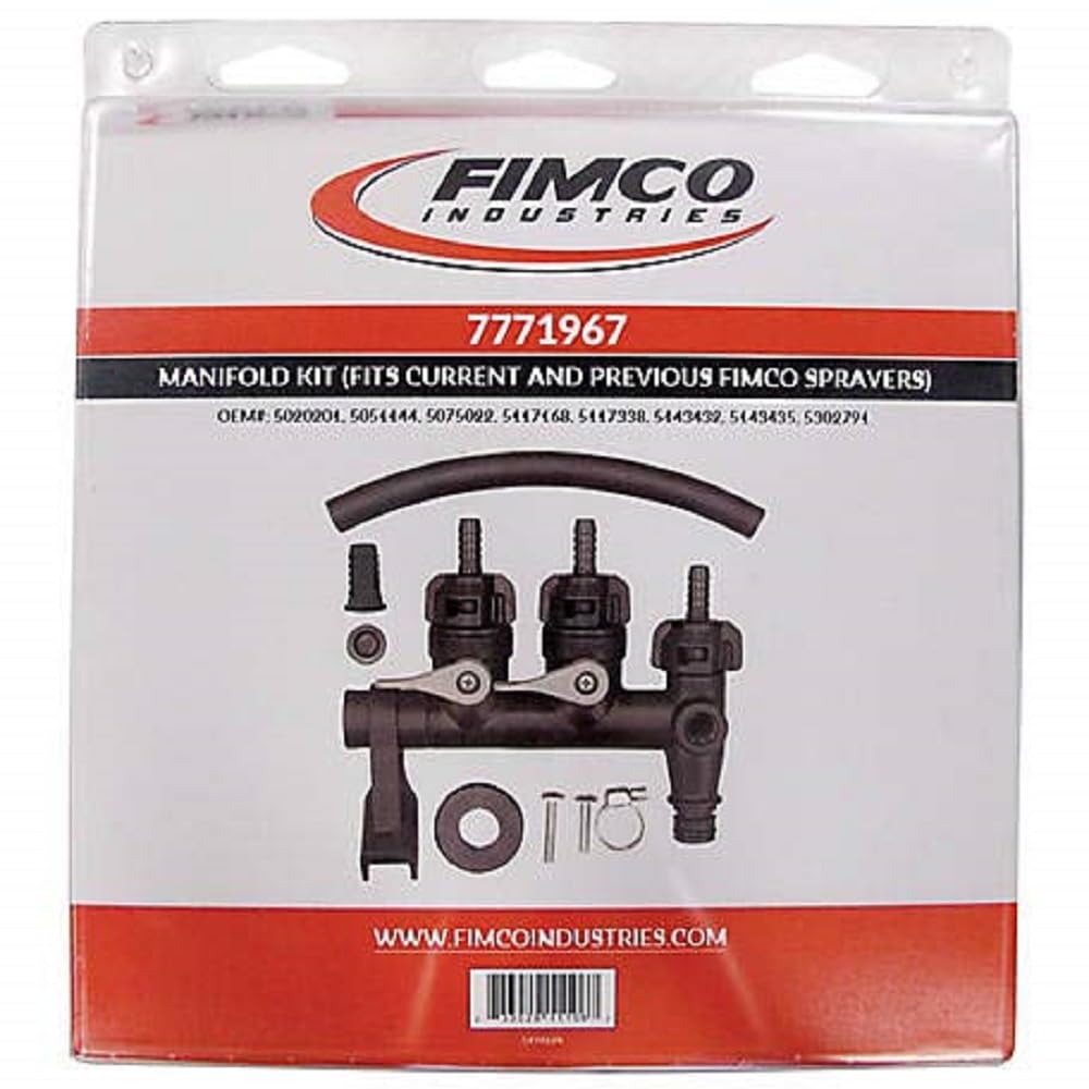 Fimco 7771967 Manifold Kit showing hose clamp and grommet