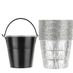 Findful 20-Pack Grease Liners and Black Bucket for Traeger Grills