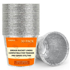 Findful 30 Pack Grease Bucket Liner front view