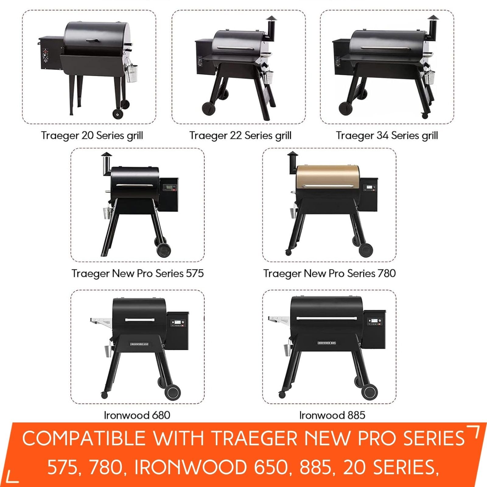 Findful grease cup liner attached to Traeger grill