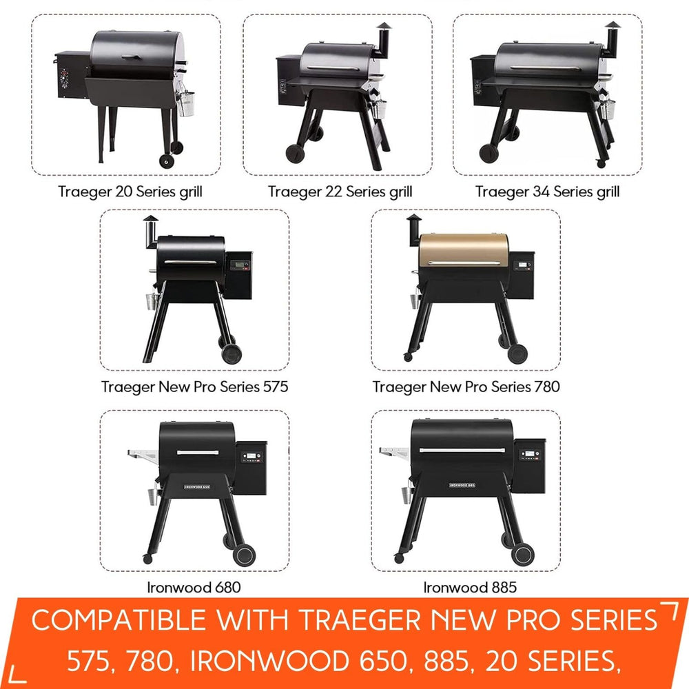 Findful grease cup liner attached to Traeger grill