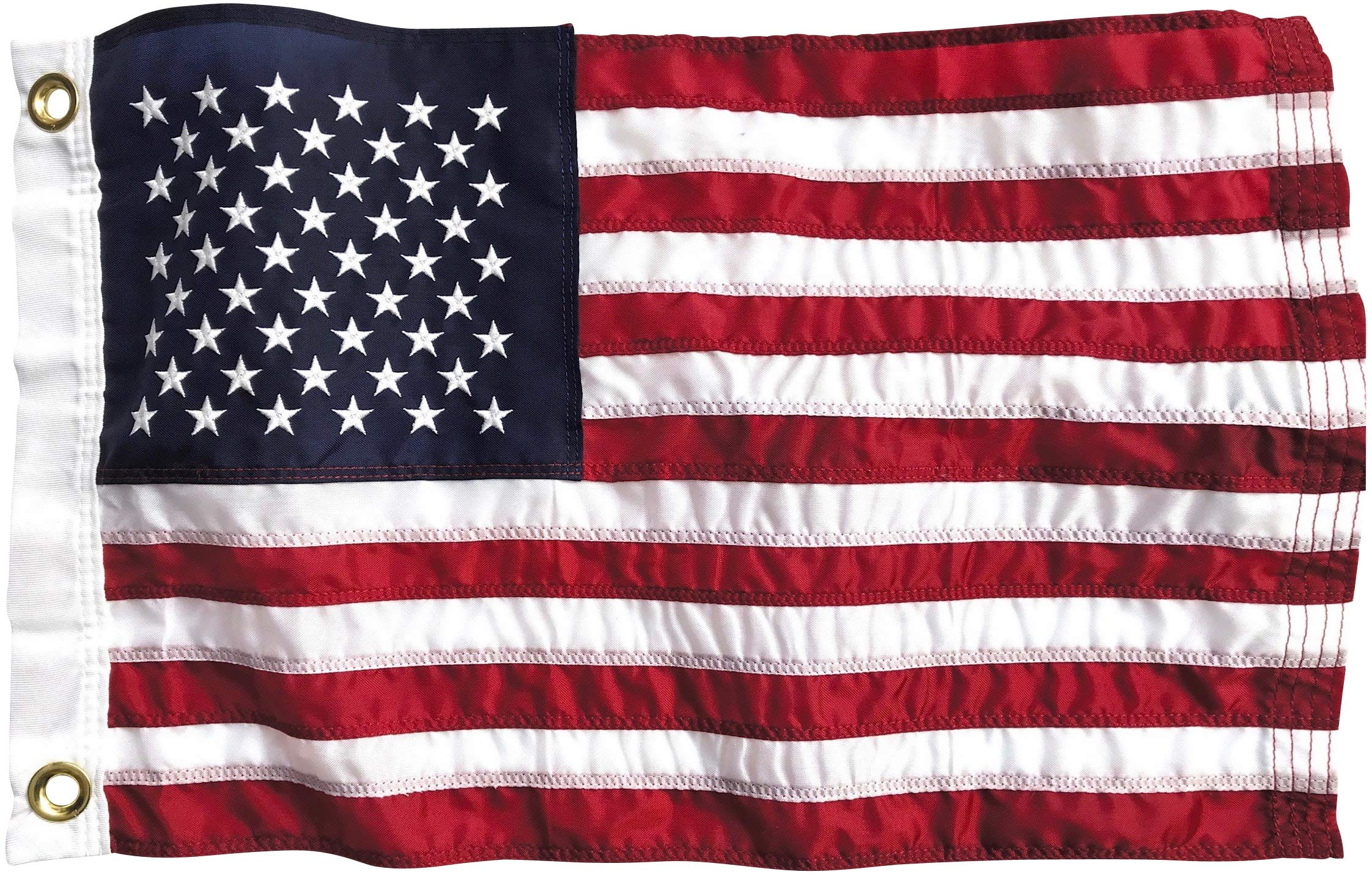 Fine Line Flag 12x18 in Heavy-Duty American Flag front view