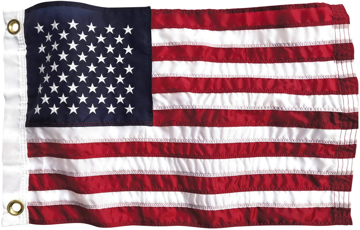 Fine Line Flag 12x18 in Heavy-Duty American Flag front view