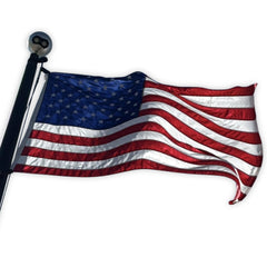 Fine Line Flag 4x6 ft heavy-duty American flag front view