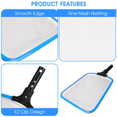 Fine mesh skimmer net and sturdy frame