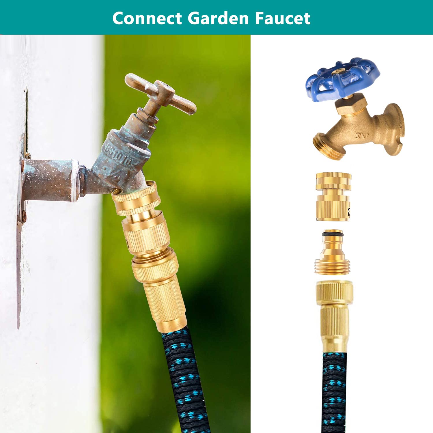 FINEST+ connectors on a watering setup