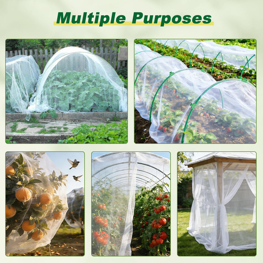 Fippy garden clips for securing netting