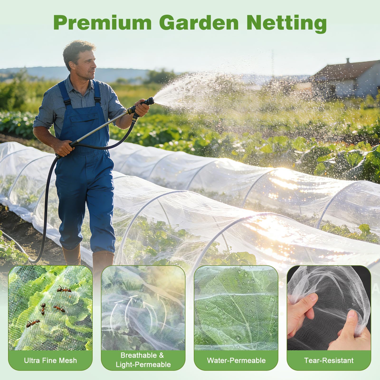 Fippy Garden Netting in garden setting