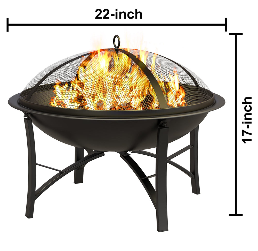 Fire Beauty fire pit with family gathered around