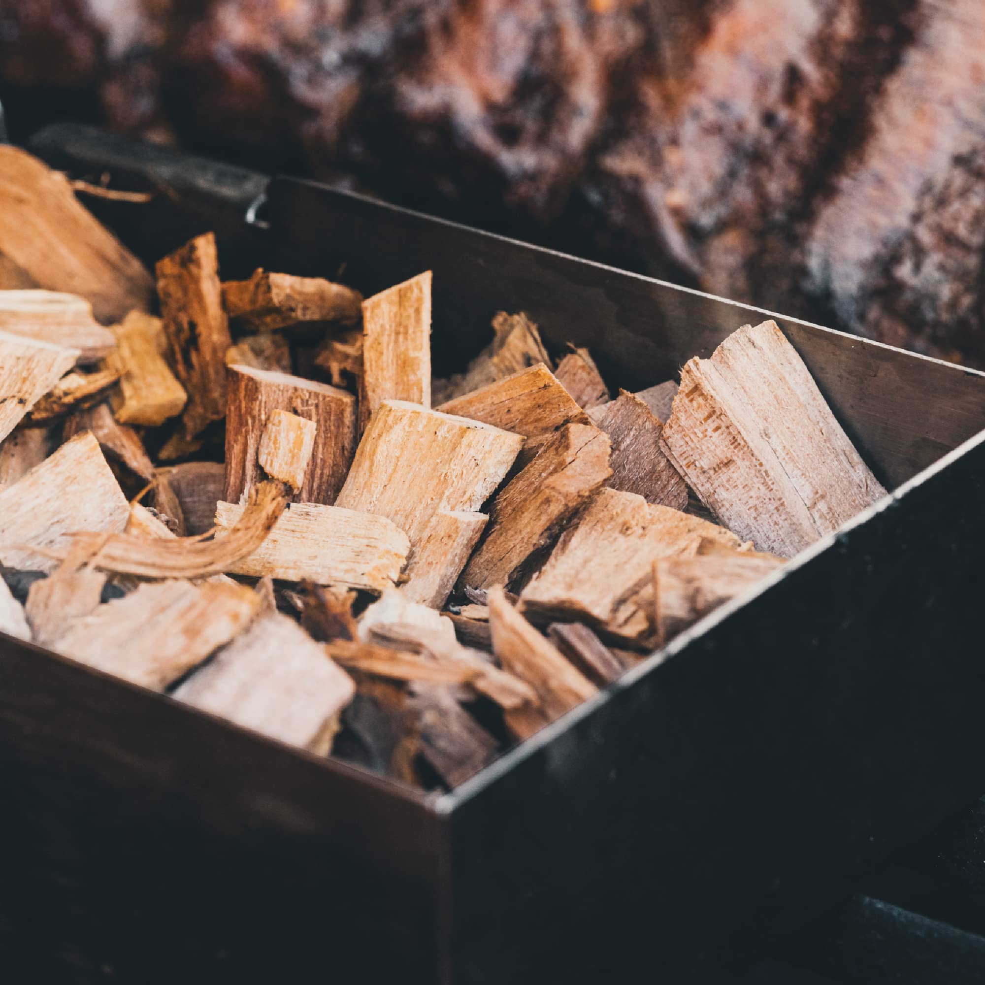 Fire & Flavor Apple Wood Chips 2lbs bag with label