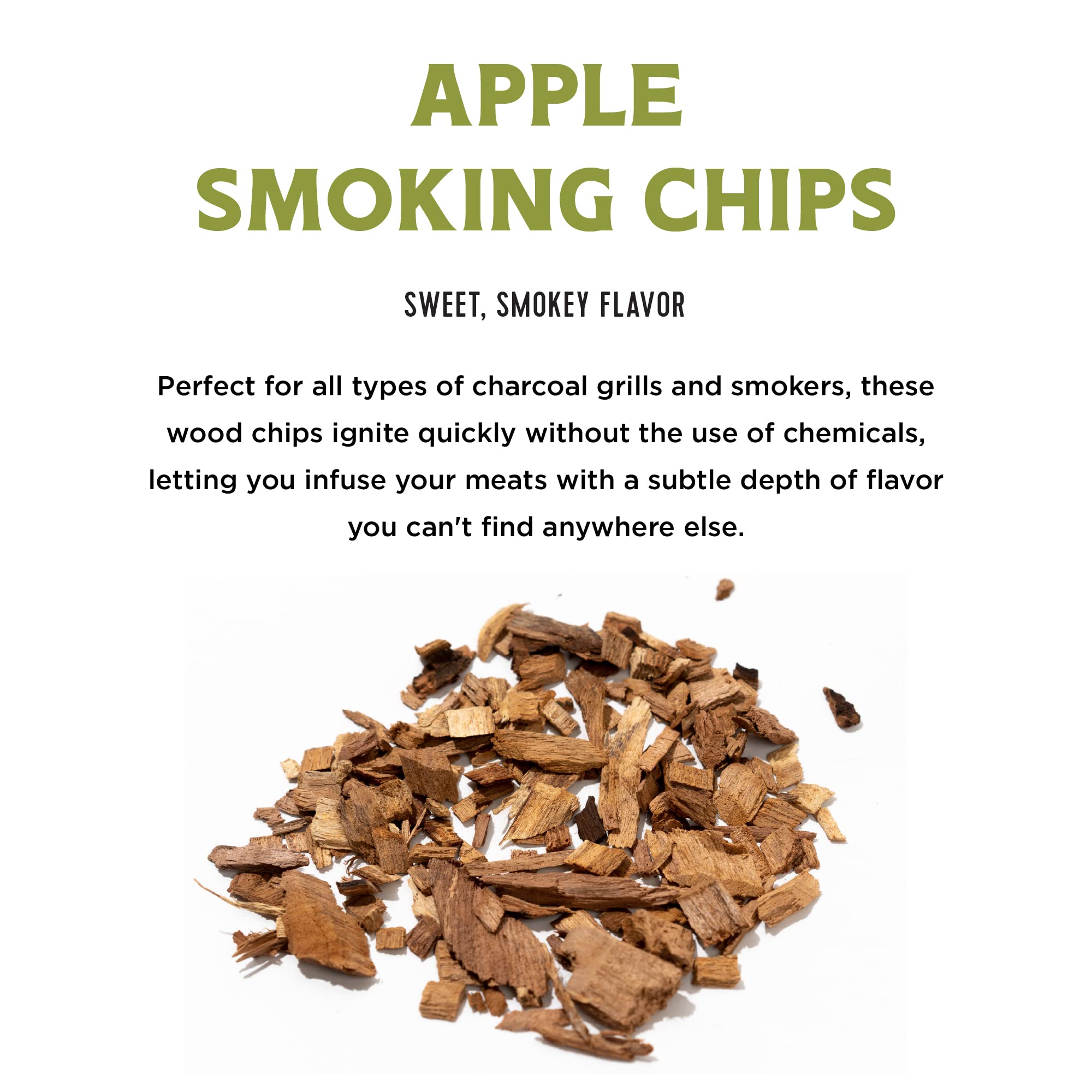 Fire & Flavor Apple Wood Chips in smoker box