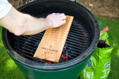 Fire & Flavor Cedar Plank grilling salmon