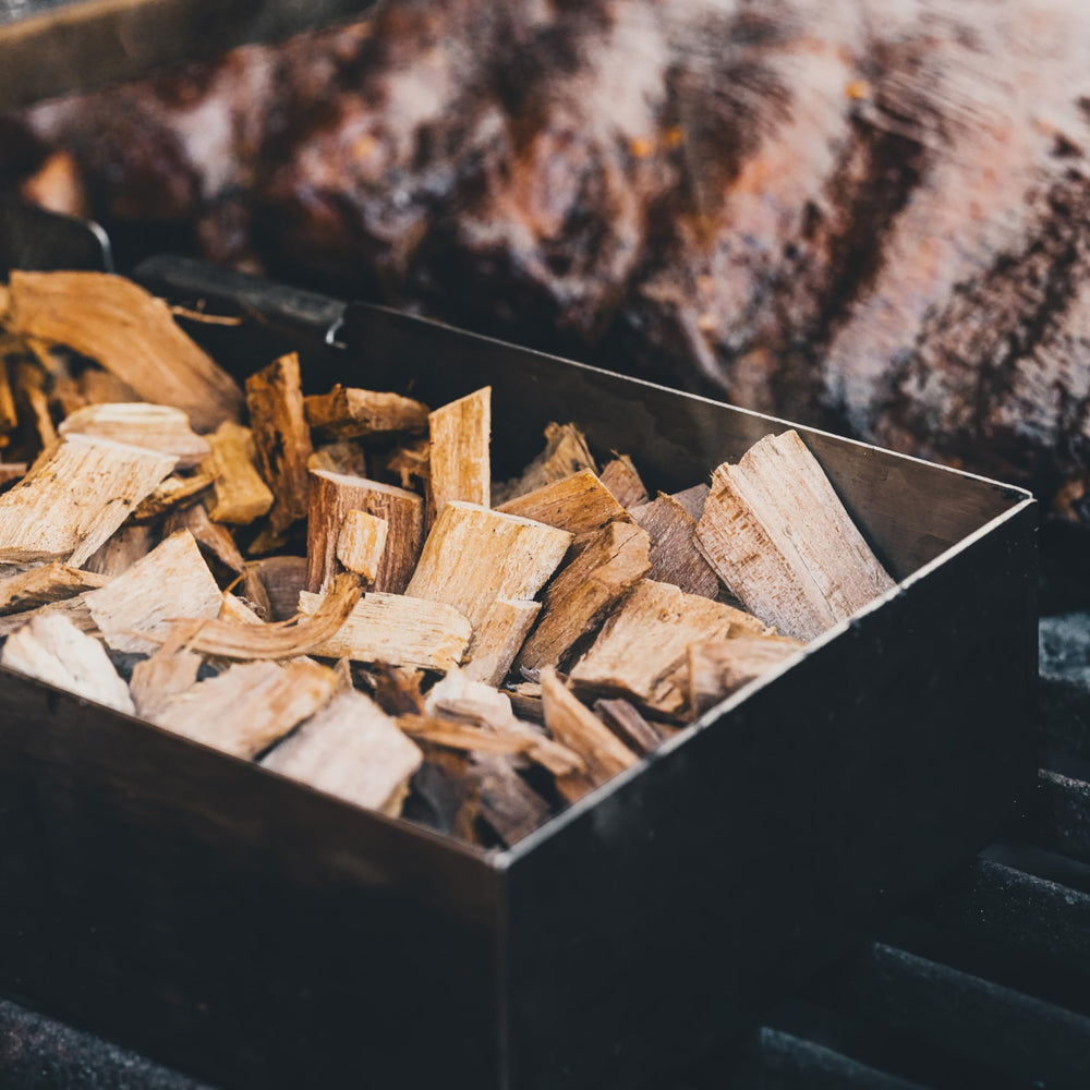 Fire & Flavor wood chips ready for grilling