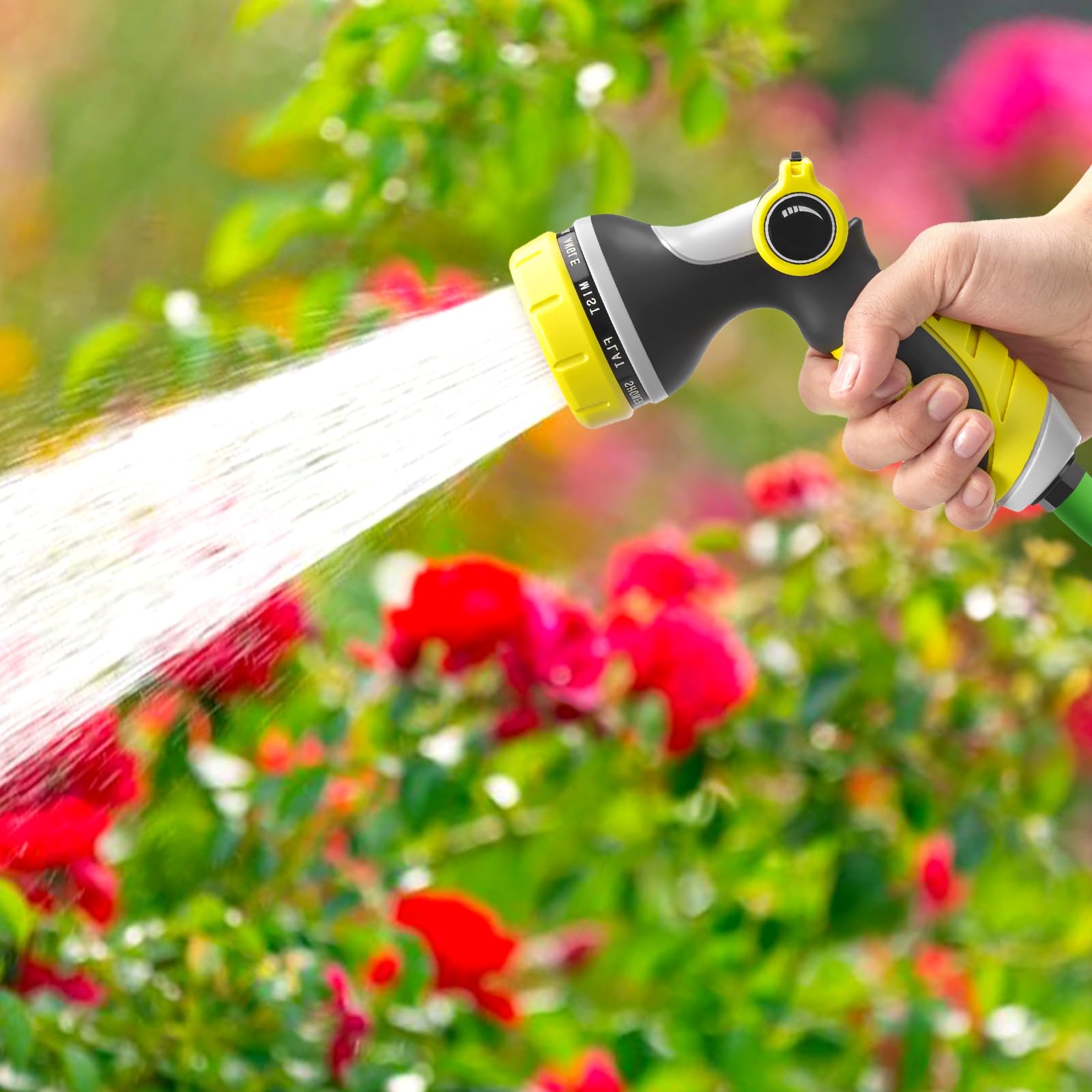 Fire Frog Garden Hose Nozzle packaging display