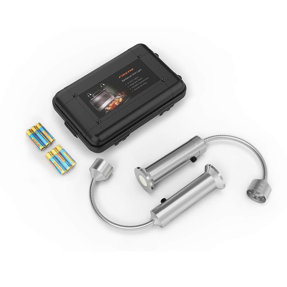 FIREOR LED grilling light showcasing flexibility