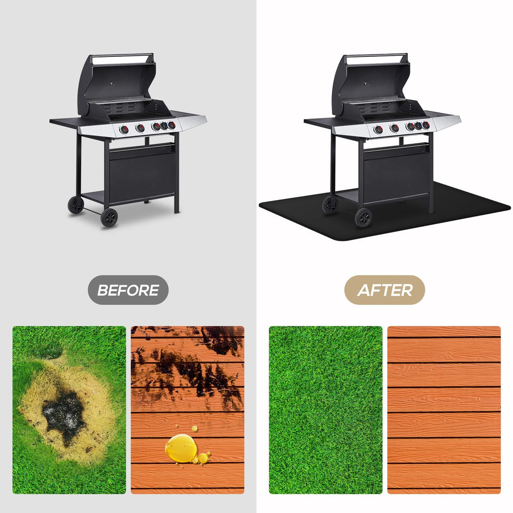 FIREWESS grill mat showing double-sided silicone coating