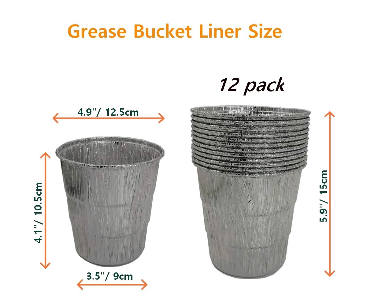 Firsgrill Drip Bucket with 12 liners pack display