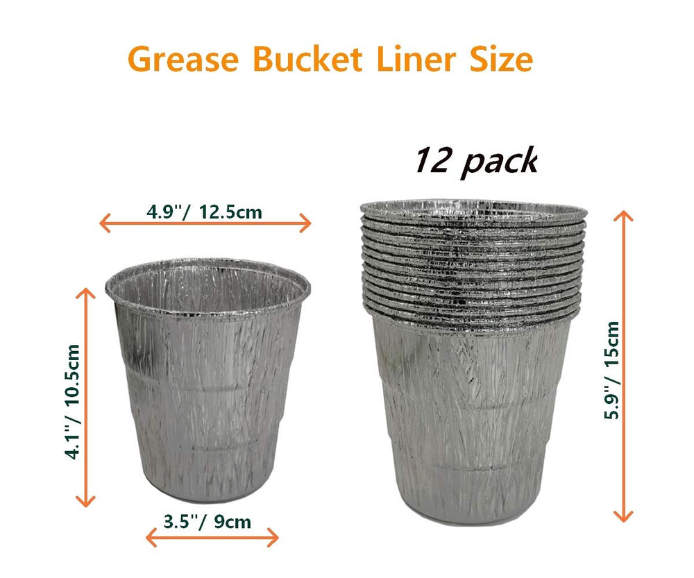 Firsgrill Drip Bucket with 12 liners pack display