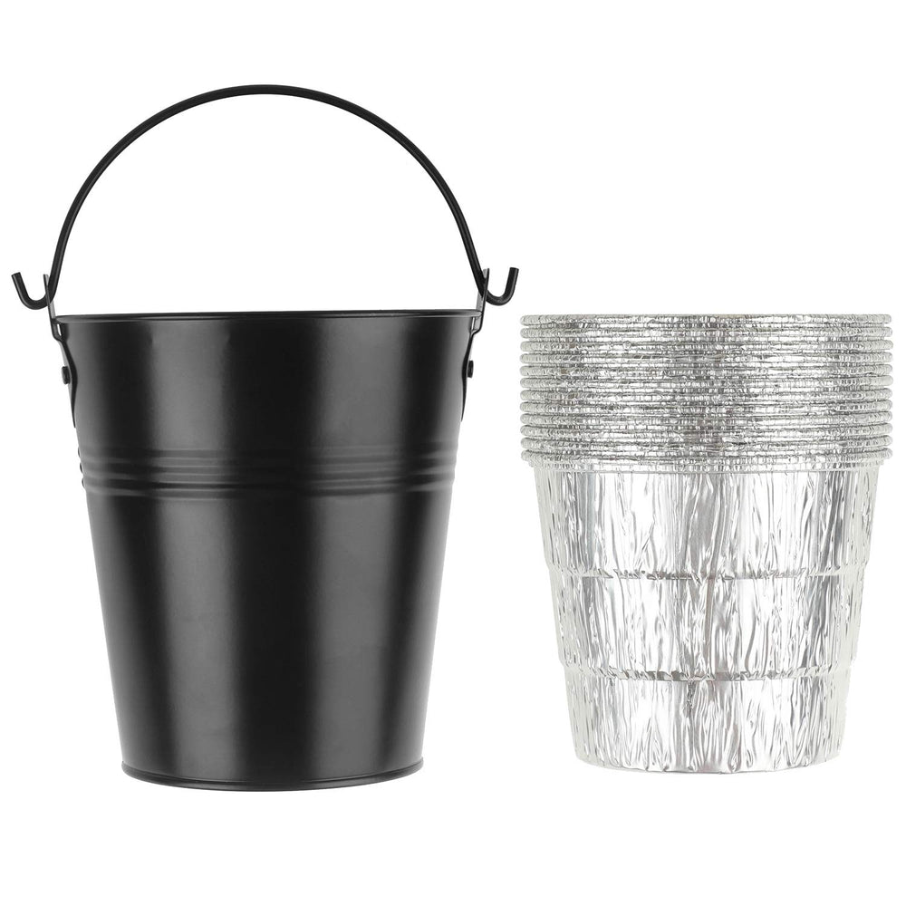 Firsgrill Drip Grease Bucket front view with lid
