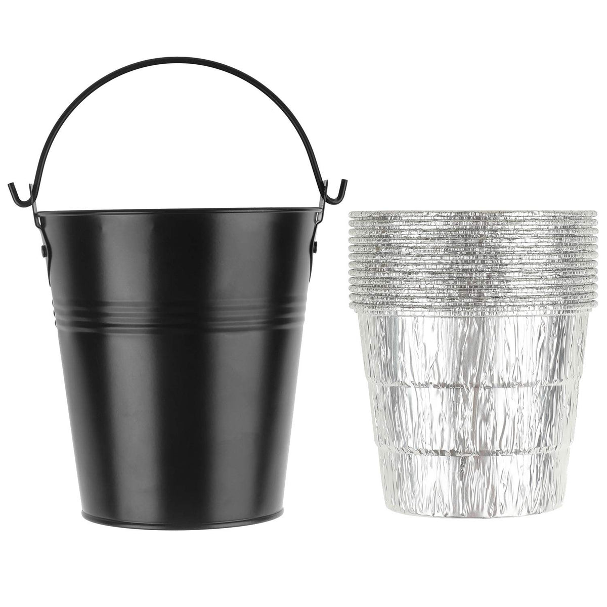 Firsgrill Drip Grease Bucket front view with lid