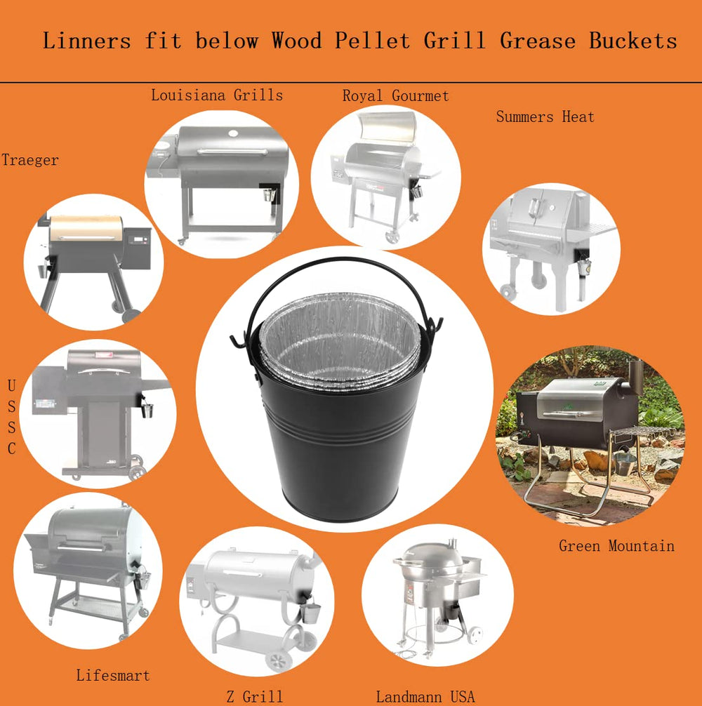 Firsgrill Grease Bucket Liners packaging and contents