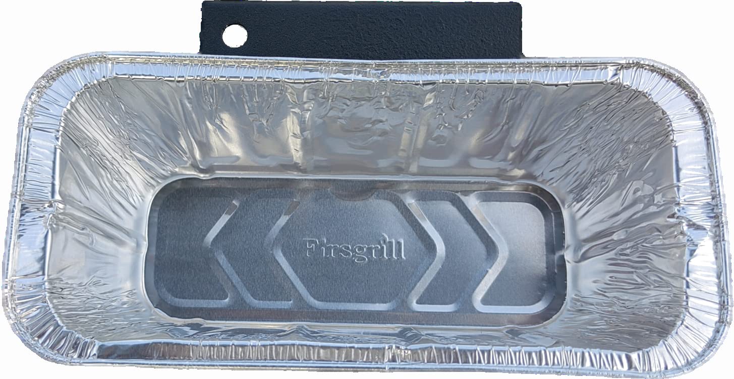 Firsgrill grease cup with dishwasher safe feature highlighted