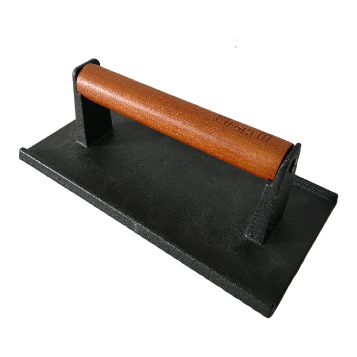 Firsgrill Heavy-Duty Cast Iron Grill Press front view