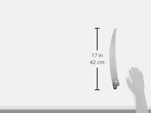 Fiskars 15-inch replacement blade in garden setting